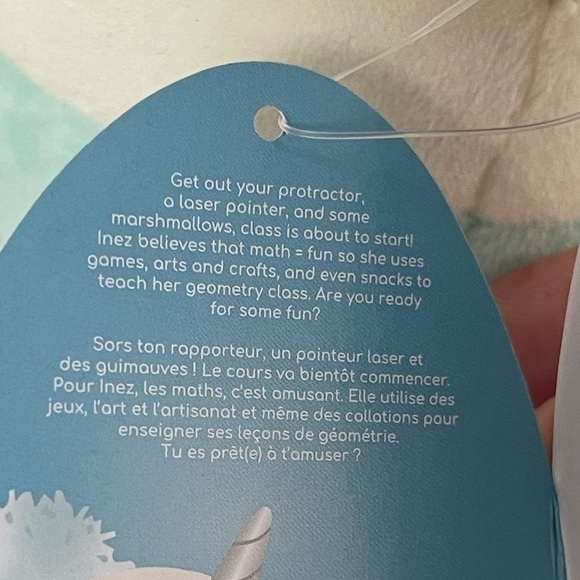 Squishmallow Inez Pandacorn 5 Inch New with Tags - Picture 6 of 6